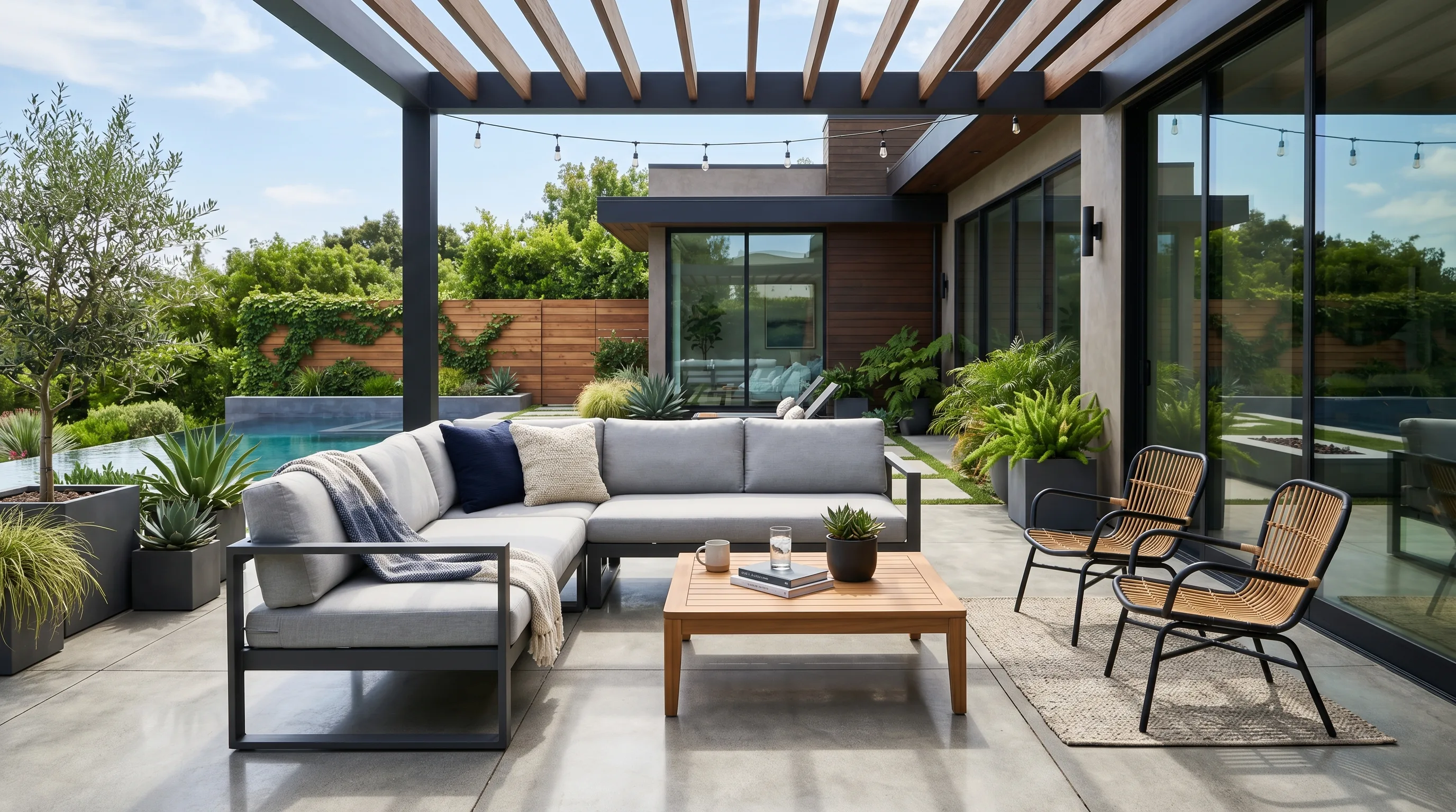 Cozy Reading Corner Outdoors